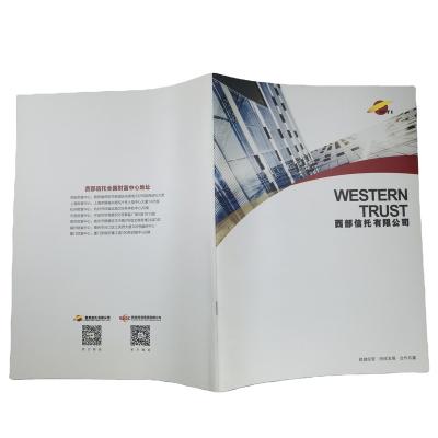 China Eco-friendly Company employee guide printing product advertisement brochure for sale