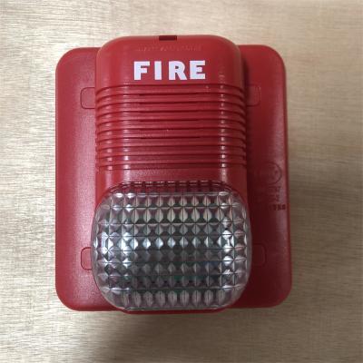 China FM200 systeemdc24v Brandalarm die Rood en Piepend Correct en Licht Alarm opvlammen Te koop