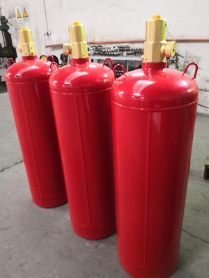 China Cylinder voor gesloten overstroming FM200 brandbestrijdingssysteem zonder verontreiniging in de power room Te koop