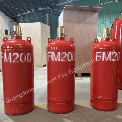 China Cylinder For Insulated FM200 Fire Suppression System Without Pollution Power Room for sale