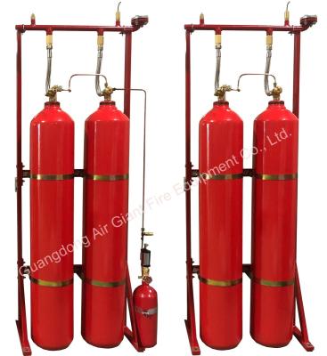 China Enclosed Flooding Pipe Network CO2 Fire Suppression System For Museum for sale