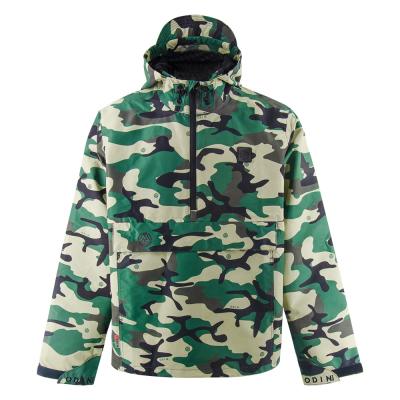 China SMASYS Men's Anorak Pullover Hooded Camouflage Waterproof Design Waterproof Anorak Jacket for sale