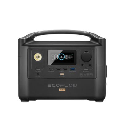 China Support ECOFLOW RIVER 600 600W 288Wh Generator Solar Backup Battery Fast Charging Portable Power Station for sale