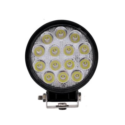 China New Car Interior Lighting Construction Car, Super High Spotlight, Quality Explosion Pattern 42W Round Work Light for sale