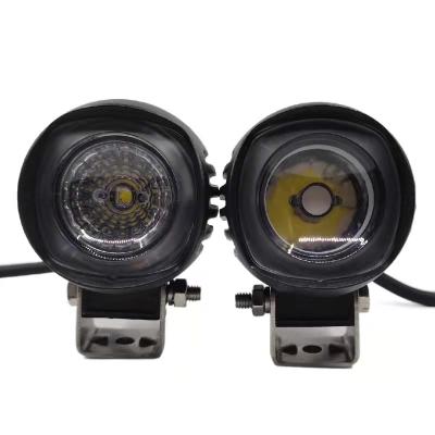 China LED Car Working Motorbike Light Locomotive Headlight Transformers Auxiliary Spotlights 10W Motorcycle Lights LED Headlights for sale