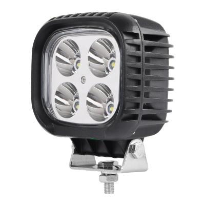 China Diecast Aluminum+PC 40W LED Light 5 Inch Square 40W LED Spot ATV Tractor LED Work Light for sale