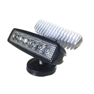 China Wholesale LED Car Running Light CE ROHS EMARK 12V 24V 18W Led Rechargeable LED Bar Work Light for sale