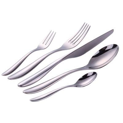 China Noble Gold Logo Customization Sustainable Dinnerware Set Stainless Steel Flatware for sale