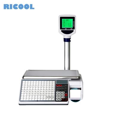 China Printe Barcode 30KG Barcode Label Printing Scale With Good Quality for sale