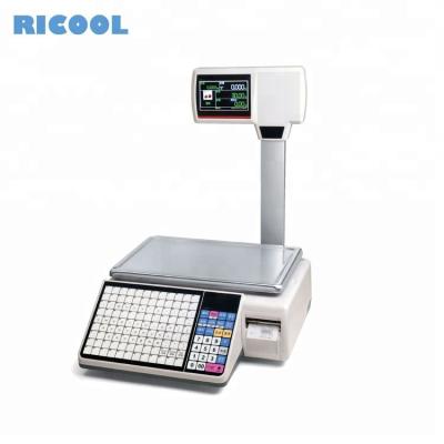 China Printe Barcode Digital Weighing Scale Label Printing Barcode Printing Scale for sale