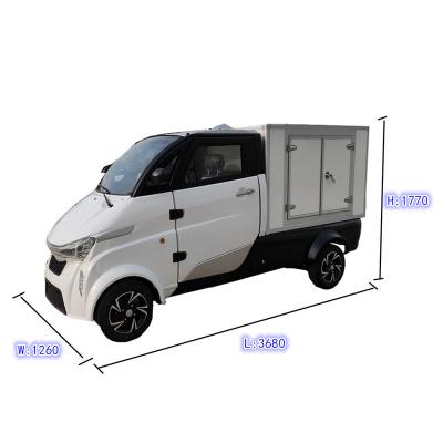 China EEC l7e approval truck cargo electric car cooling van truck J2-P for sale