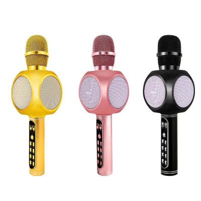 China Black Microphone SU.YOSD YS-90 BT Speaker 2000MAH USB/TF/FM/Record/ACC/Tone/Clap Rose Gold Handheld Mini with Microphone Karaoke for sale