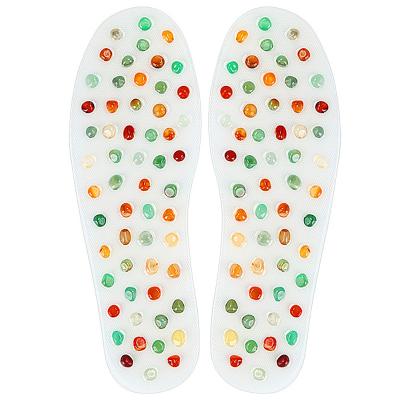 China Acupressure Insoles Agate Agate Insole Magnetic Foot Therapy Reflexology Pain Relief Shoe Insoles for sale