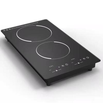 China Hotel Two Burner Touch Screen Control Induction Stove / Double Induction Cooker / Induction Cooker for sale