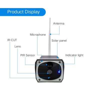 China Waterproof / Waterproof Solar Powered And Battery CCTV Support 18660 Battery Wifi HD Wireless IP Camera for sale