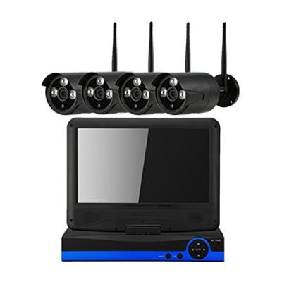 China CCTV Security System IP Camera 720p Alarm Network 4ch 1.0MP Outdoor Waterproof WiFi LCD Wireless Kit for sale