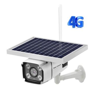 China Waterproof / Waterproof 4G SIM Card Network Two-Way Audio & Wireless Motion Detection 1080P Outdoor IP CCTV Security Battery Camera With Solar Panel for sale