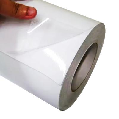 China Glossy PVC Good Quality Clear Waterproof Self Adhesive Vinyl for sale