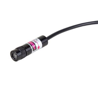 China Laser Setting Black Aluminum Anodizing Red Line Computer Vision Laser Body 650nm Diode Module for sale