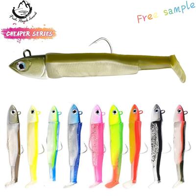 China High Quality Hot Sale Lead Soft Head Fish Fishing Lures Swim Bait Jig Artificial Plastic Heads for sale