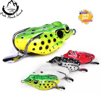 China Durable Soft Propeller Frog Double Baits Shad Soft Lure Jigging Fishing Lure Bait Topwater Prop Topwater Catfish Silicone Wobblers for sale