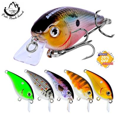 China ABS Crankbait Fishing Lure Weights5.6cm 6.1g Plastic Topwater Lure Bait Crank Wobbler Wobbler for sale