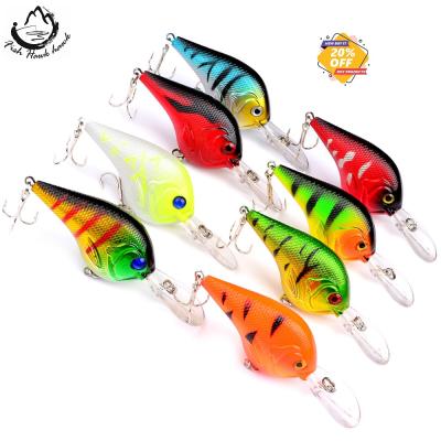 China Hot Selling ABS Plastic Crankbait Fishing Lure Bionic Lure 9.5cm Jumbo Lie 11.2g Trolling Bait For Sea Bass Fish Isca Artificial Hard Metal for sale