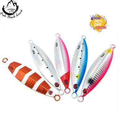 China Wholesale 20g 30g 40g 60g 80g 100g 130g 160g 200g Lead Jig Top Slow Lure With Sea Waterfall Slow Jig for sale