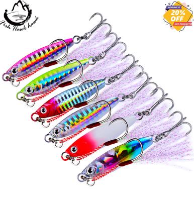 China Lead 2020 Hot Alloy Metal Slow Building Lure Products7g 10g 10g 20g 30g Saltwater With Lead Fishing Lure for sale