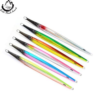 China Newest Styles 80g/170mm Long Metal Lead Quick Sink Metal Jig Fishing Luer for sale