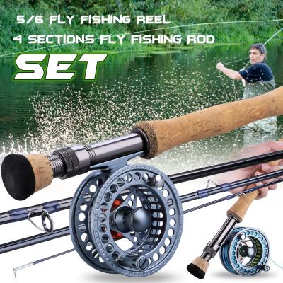 China Portable 2.7m Carbon Fiber 4section Fast Action Fly Fishing Pole 2.1m 2.4m Rod With Cordura Tube Bass for sale