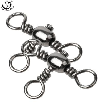 China Eco-friendly Fishing Connector Bearing Line Carp Barrel Bearing Swivel Connector 3 Way Hook Lure Fishing Tackle for sale