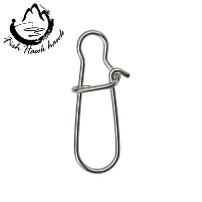 China Eco - Friendly Wholesale Silver Nickel Plating Stainless Steel Snap Swivels Fishing Tackle for sale