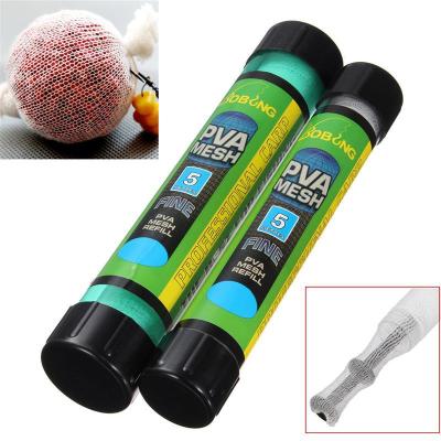 China Water Dissolve Top Tackle Size UK Market Popular 37MM 5M Refill In PVA Mesh Kits For Carp Fishing for sale