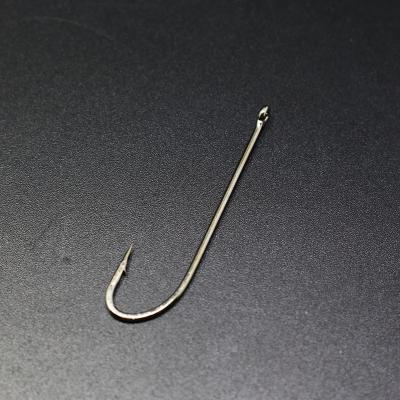 China Barbed Hook 4# 6# Eye Flame Fly Hook Saltwater Straight Fly Fishing Tying Hooks For Flames & Nymph for sale