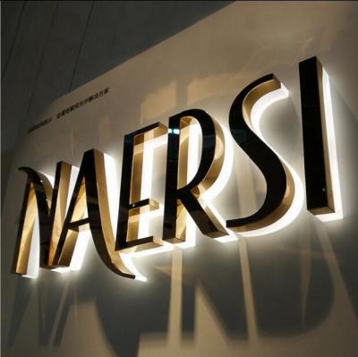 China New Custom 3D Illuminated Store Signage Outdoor Office Store Signage Letter Logo 3D Led Signage for sale