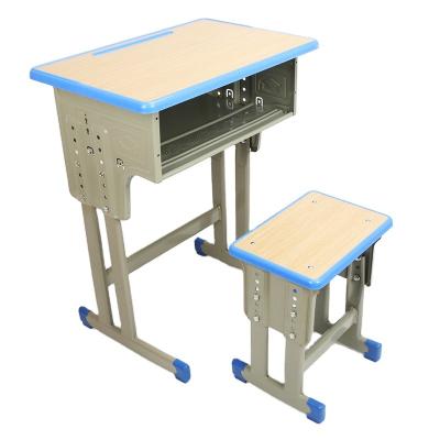 China School Chinese Wooden Cheap Desk And Simple Adjustable Chair Study Classroom Desk And Chair for sale