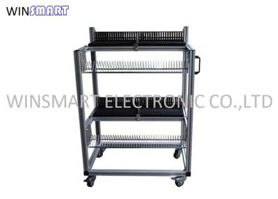 China 40pcs/Layer SMT Feeder Trolley FUJI NPT Feeder 4 ESD Wheels for sale