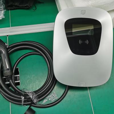 China Screen Display J1772 Evse 7 KW 16A Ev Portable Home Fast Type Charging 3 Mode 2 Station 11Kw Wallbox for sale