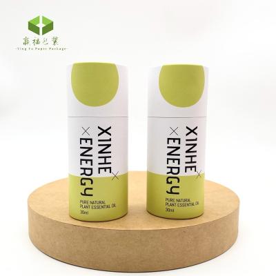 China Biodegradable packaging custom round eco-friendly paper tube carton with personalized printing boxes paper packaging for cbdd oil for sale