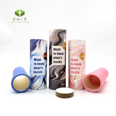 China Biodegradable Eco Friendly Container Cardboard Lift Stick 60m Biodegradable Paper Tube With Greaseproof Wax Paper Liner Air Freshener Scent for sale