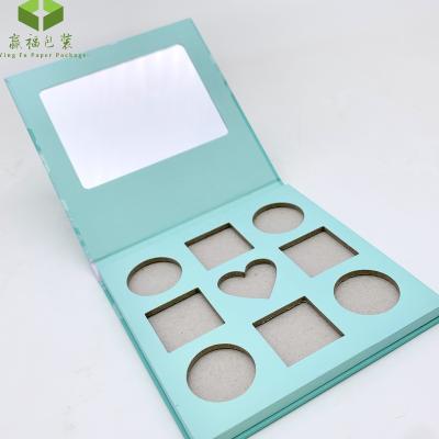 China High Quality Recycled Materials Eyeshadow Private Label Mini Empty Eyeshadow Box Palettes Empty Plattes for sale