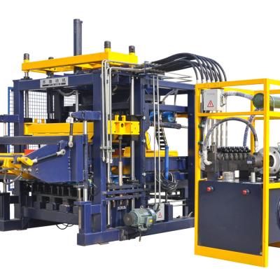 China Full Automatic Building Buliding Block Making Machine Concrete Cavity Solid Interlocking Line Brick Making Machine Maker for sale