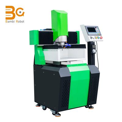 China Hard Materials Drilling And Tapping Engraving Machine 4040 Small CNC Machine Tool 4 Axis Engraving And Milling Machine for sale