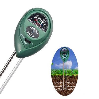 China 3-in-1 Plastic Moisture/ph/light Soil Tester Moisture Meter Light Soil PH Meter For Plants Grows Vegetable Flowers for sale