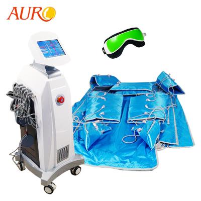 China Skin Tightening Au-7008 Stimulator Sauna Suit Air Pressure Slim Leg Massager/ Lymphatic Drainage Equipment/ Far Infrared Therapy Body Suit for sale