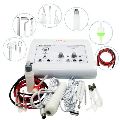 China Galvanic Anti Aging Acne Treatment Beauty Machine Blemish Acne High Frequency Vacuum And Facial Jet Spa AU-303A for sale