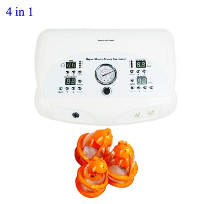 China Au-6802 Large Photon Light Vibration Vacuum Breast Suction Cup Women Breast Nipple Lift Machine Au-6802 for sale