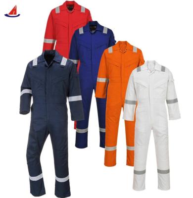 China Huacheng Mechanic Safety Protection Retardant Fire Jacket Custom Loose Mechanic Jacket Anti-Static Jacket for sale