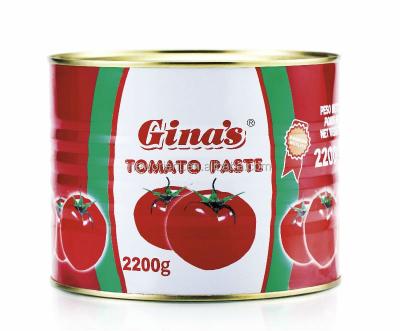 China Good Quality Pure Natural Tomato Sauce Or Ketchup In Tin Cans Of 2.2kg Tomato Double Concentrate for sale